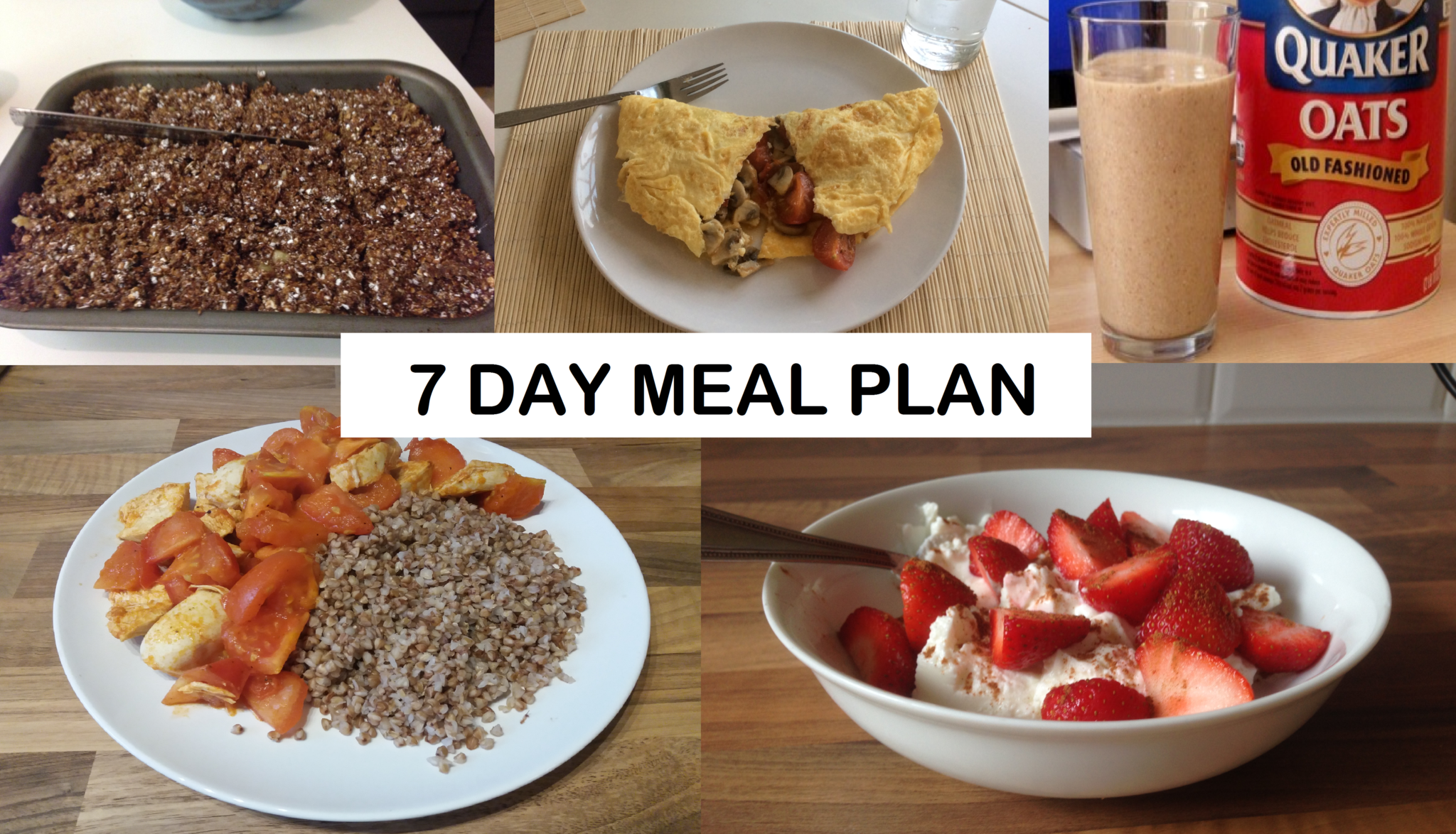 basic 7 day Meal Plan for building muscle