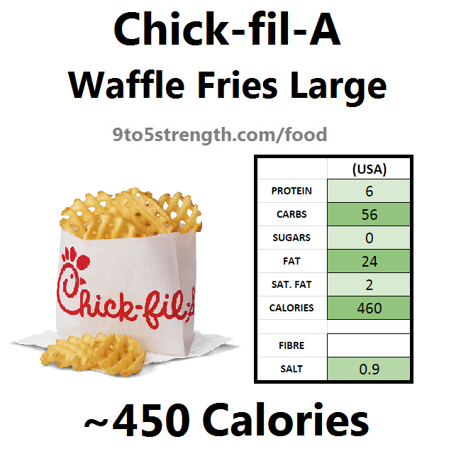 chick-fil-a nutrition information calories fries