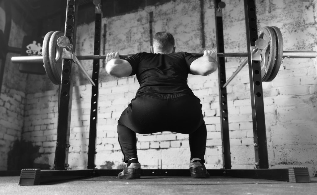 push pull legs: back squat