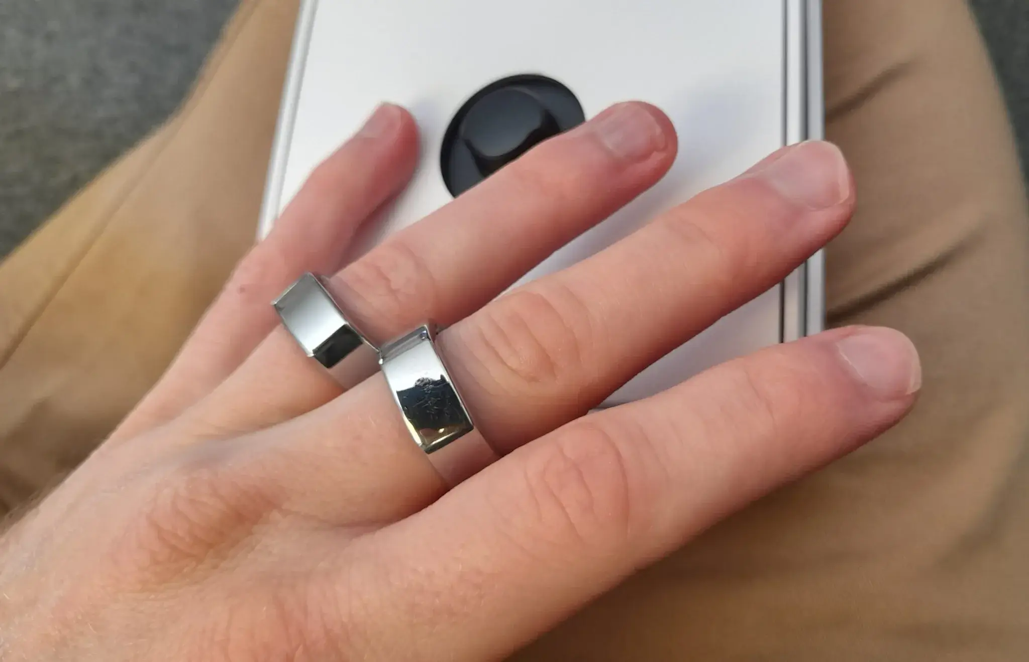 Oura Ring Gen 3 Heritage Silver US11 - www.kailashparbat.ca